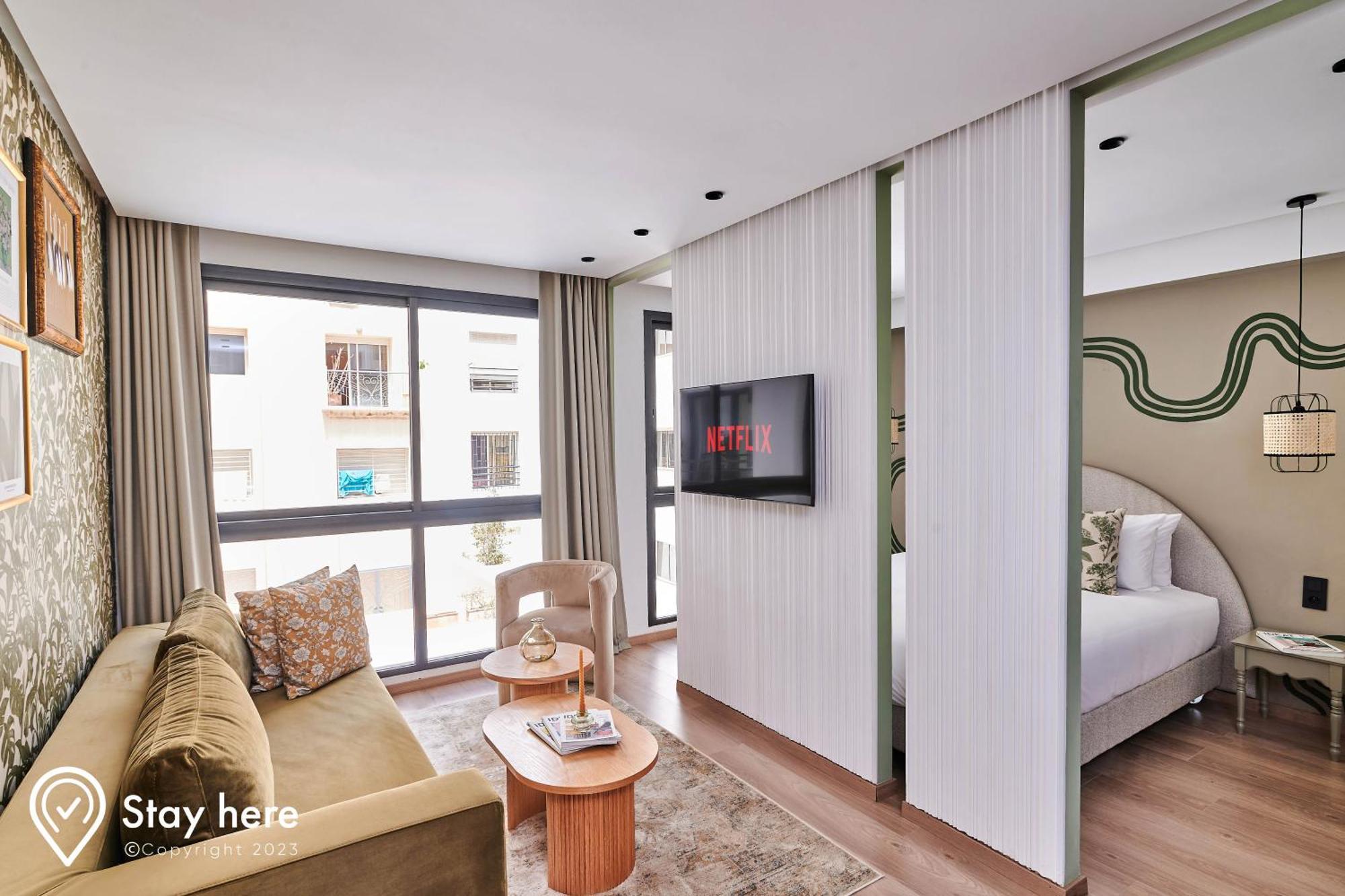 Stayhere Casablanca - Maarif - Elite Residence Bagian luar foto