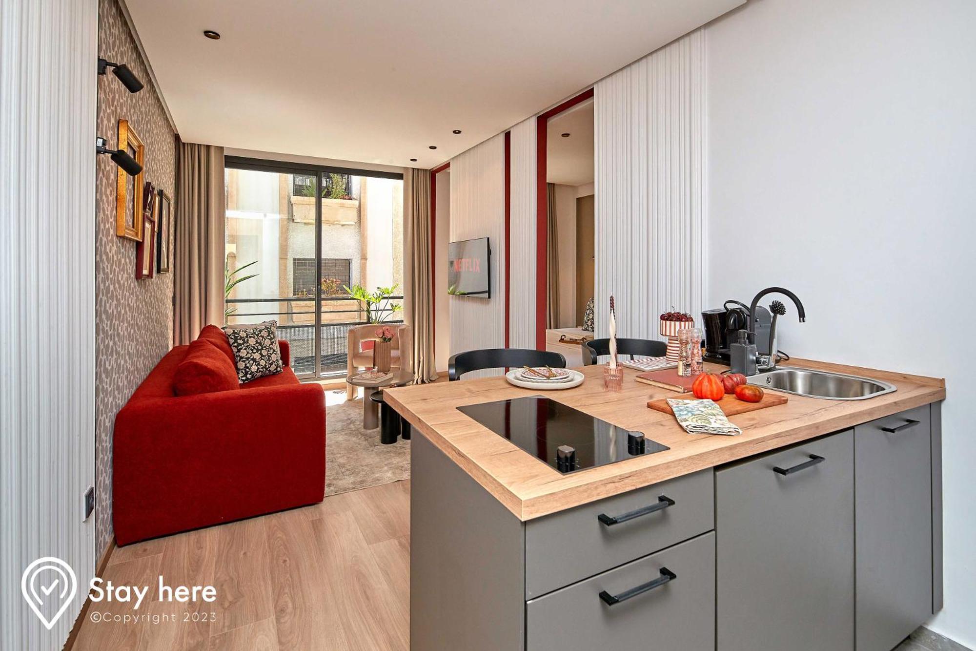 Stayhere Casablanca - Maarif - Elite Residence Bagian luar foto