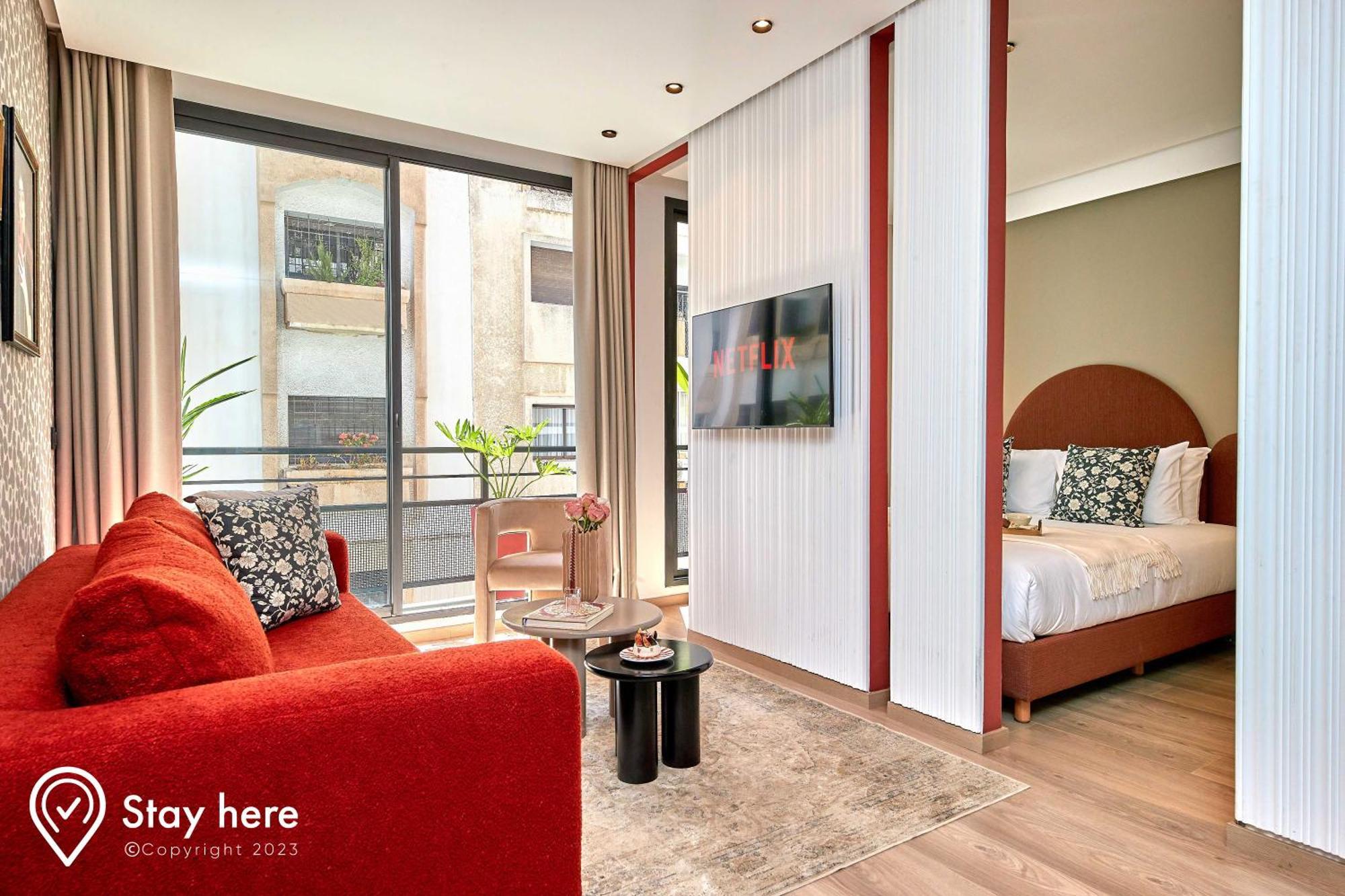 Stayhere Casablanca - Maarif - Elite Residence Bagian luar foto